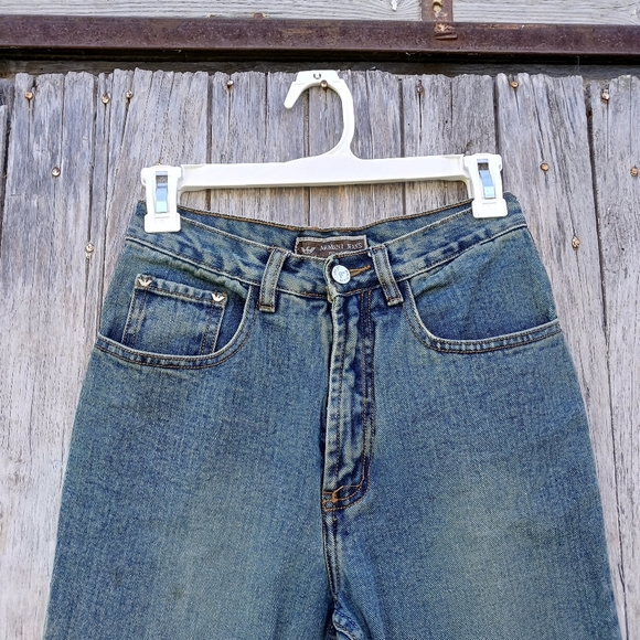 Armani Jeans Straight Leg Mens Size 27 Womens Size 25 Straight Leg Highwaisted - Picture 2 of 5